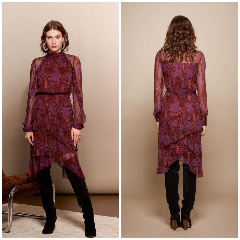 ba&sh long sleeved dress